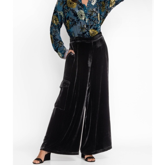 Johnny Was Zatima Silk-Blend Cargo Pant NEW - Picture 1 of 3